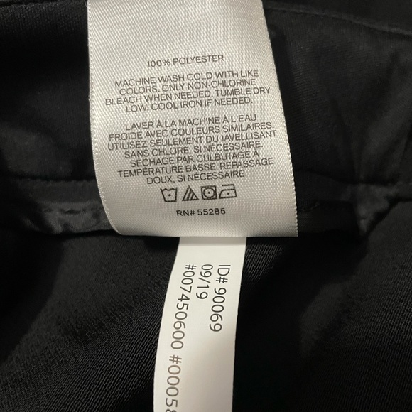 NWT EXPRESS Black Mid Rise Pull On Utility Pant - Picture 8 of 9